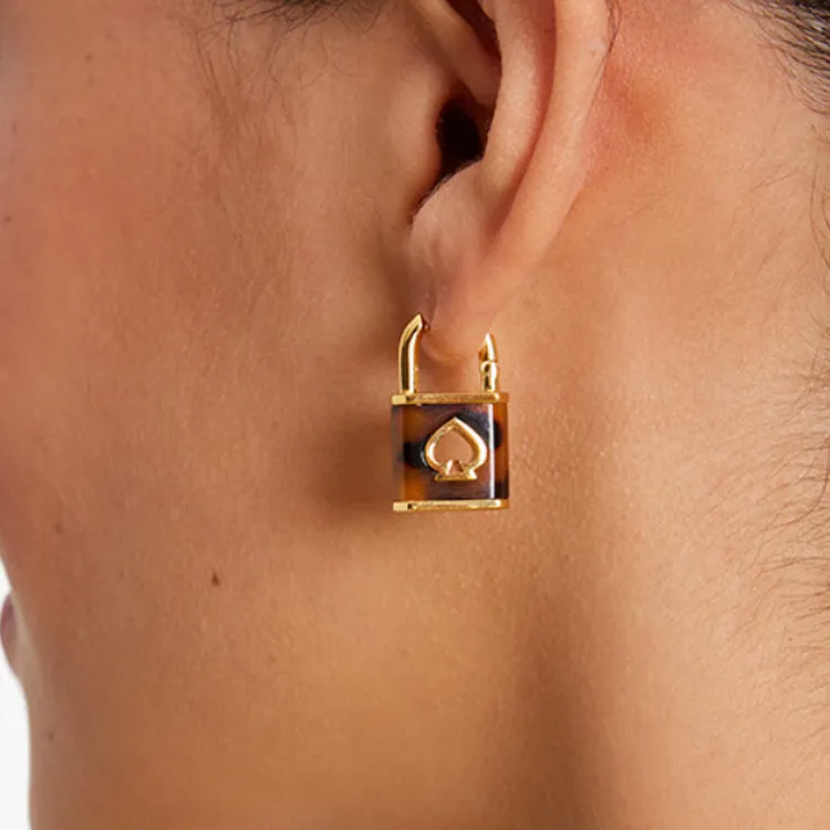 Kate Spade Copper Earrings Women's Gold-2