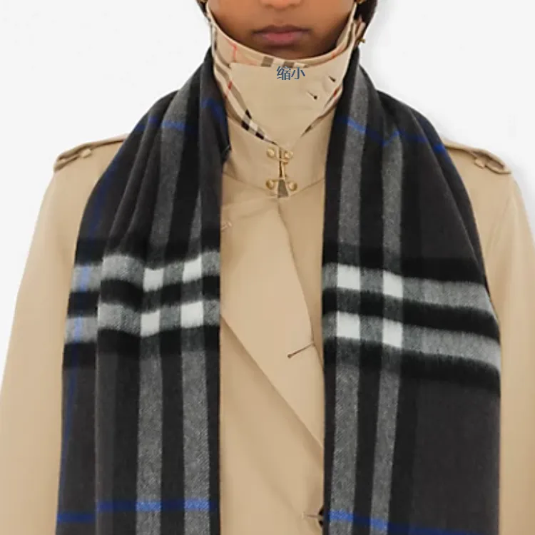 Burberry Vintage Checked Reversible Fringed Scarf-3
