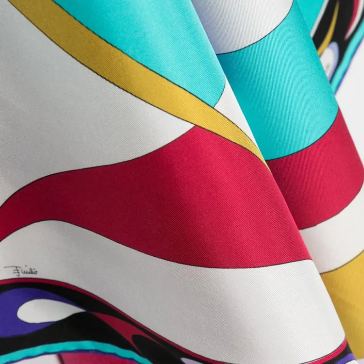 EMILIO PUCCI Silk Silk Scarves Women's White-2