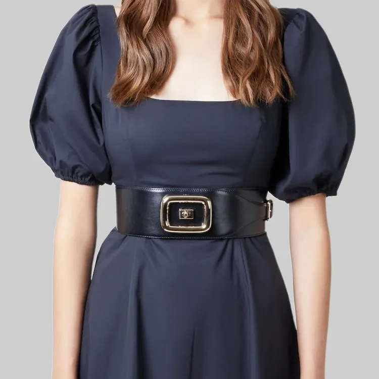 Roger Vivier Leather Belts Women's Black -1