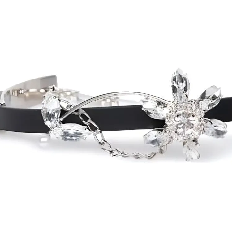DSQUARED 2 Flower appliqué Necklace-1