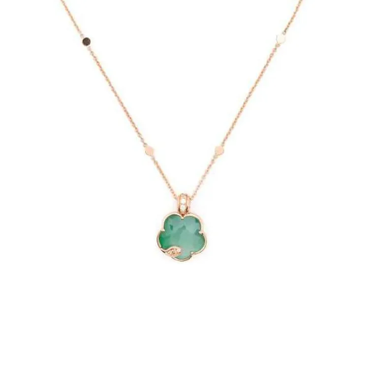 Pasquale Bruni 18K Rose Gold Petit Joli Lunaire Diamond Necklace-1
