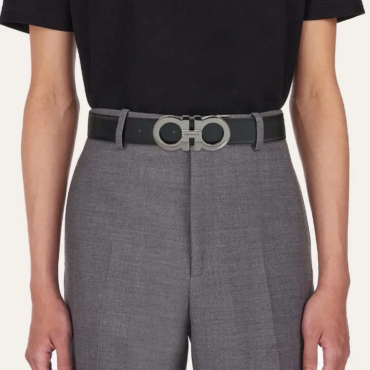Ferragamo Gancini Reversible Leather Belt-2