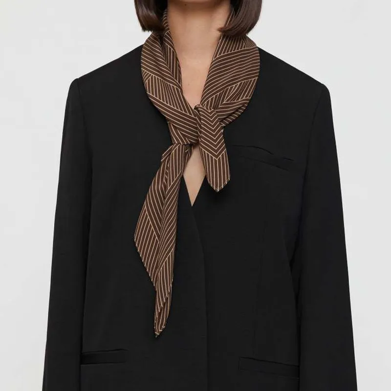 TOTEME Silk Scarves Women's Brown-2