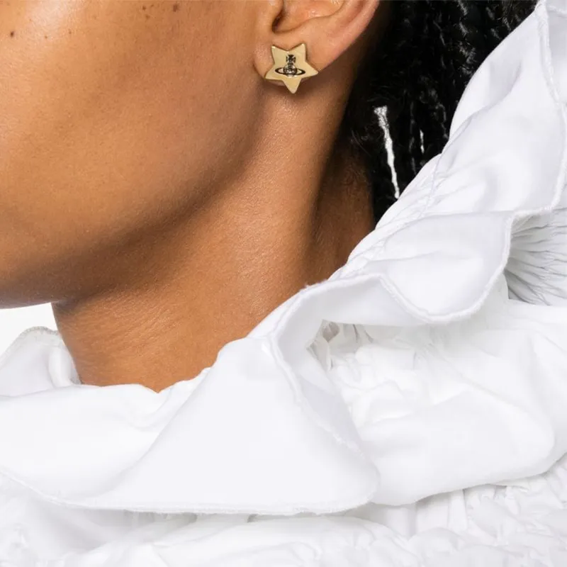 Vivienne Westwood Priscilla Orb-logo Earrings-2