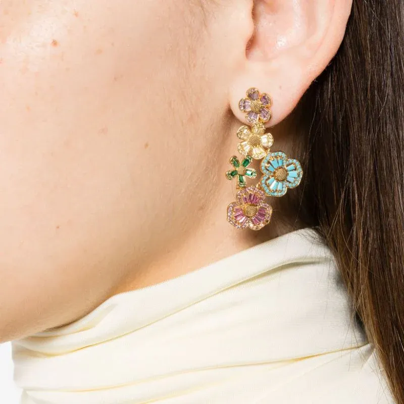 kate spade Fleurette Crystal-embellished Earrings-2