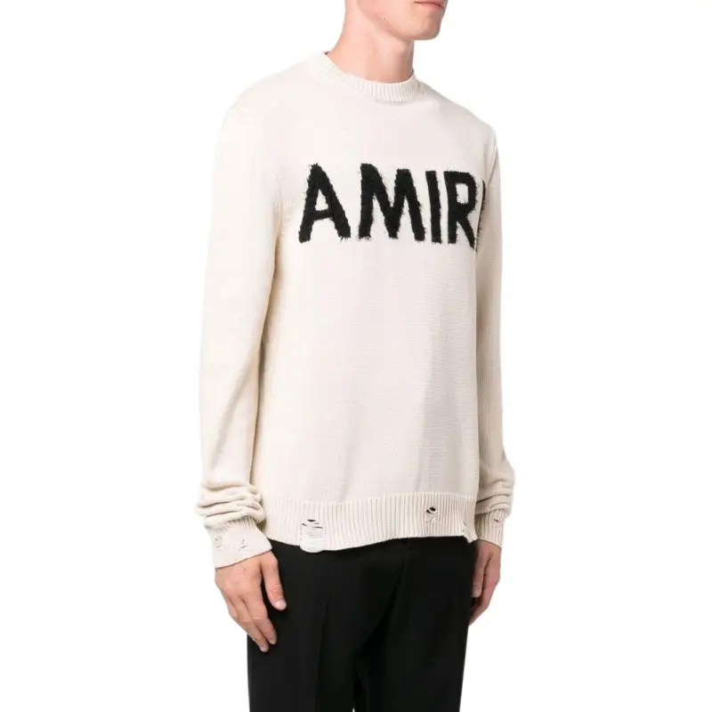AMIRI Monogram Intarsia Crewneck Sweater-2
