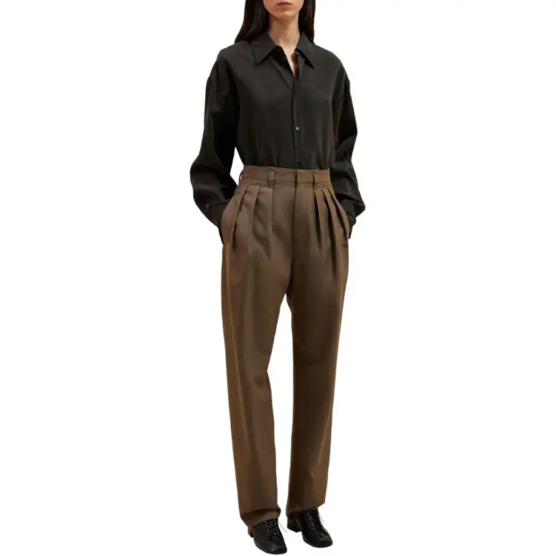 Lemaire Pleat detail Tailored Trousers-2