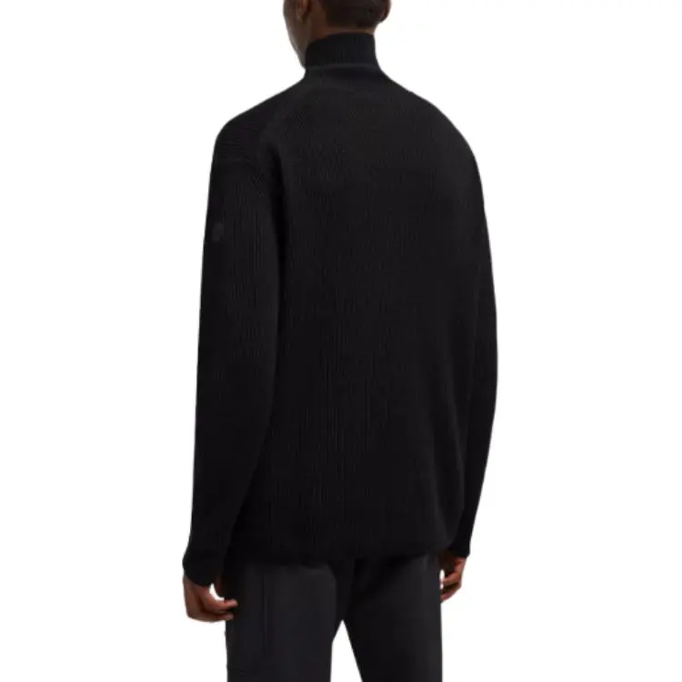 Moncler Logo Patch Turtleneck Knit Jumper-3