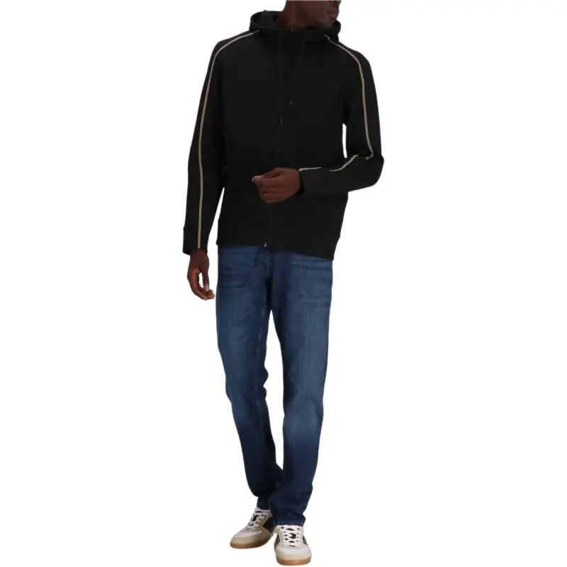 HUGO BOSS Zip Up Drawstring Hoodie-1