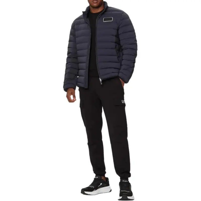EMPORIO ARMANI EA7 Down Jacket Men's Marine Blue-4