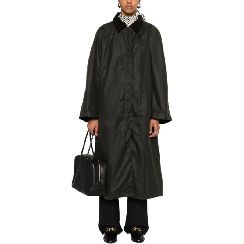TOTEME Welt Pocketed Collared Rain Coat-1