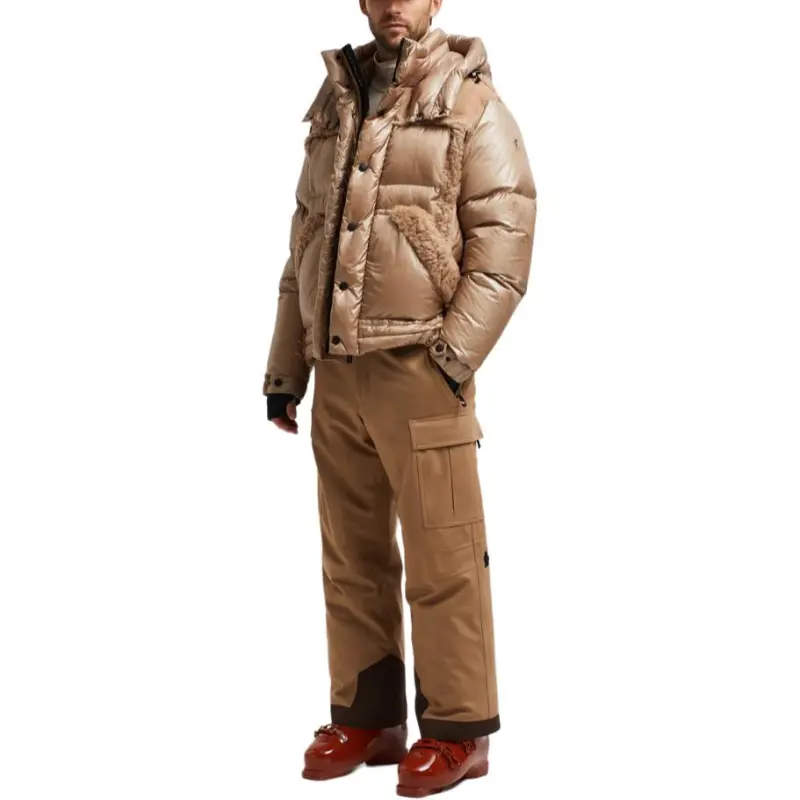 Moncler Layered Design Wide Leg Trousers-2