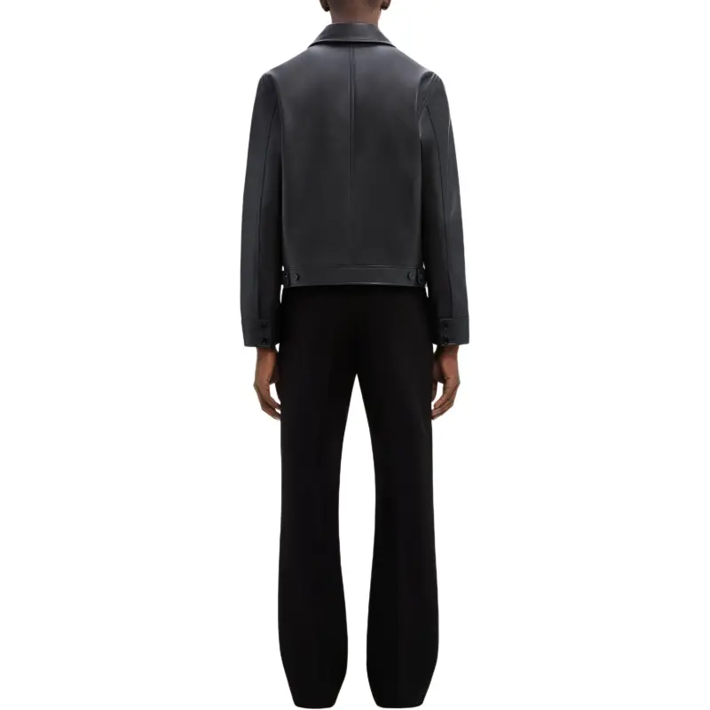 Courrèges Leather Shirt Jacket-3