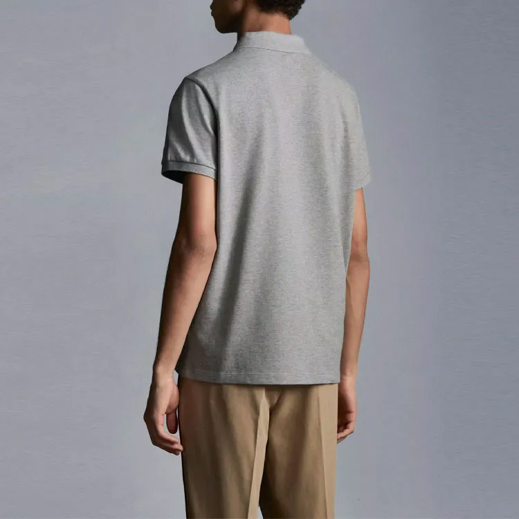 Moncler SS23 Polo Shirt Men's Gray-4