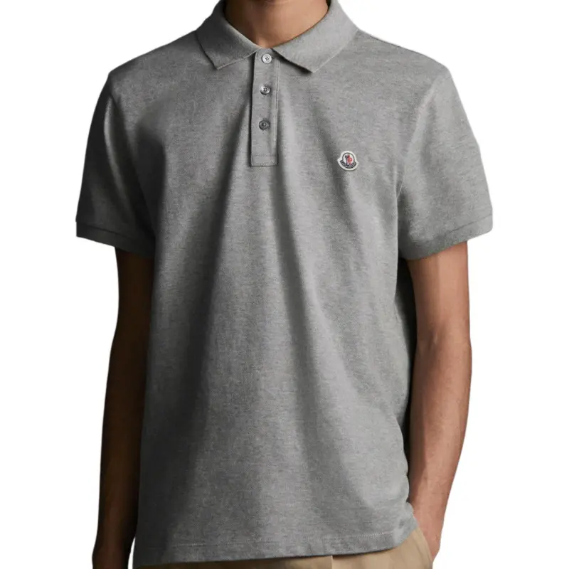 Moncler SS23 Polo Shirt Men's Gray-2