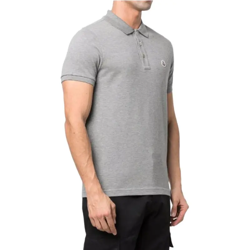 Moncler SS23 Polo Shirt Men's Gray-3