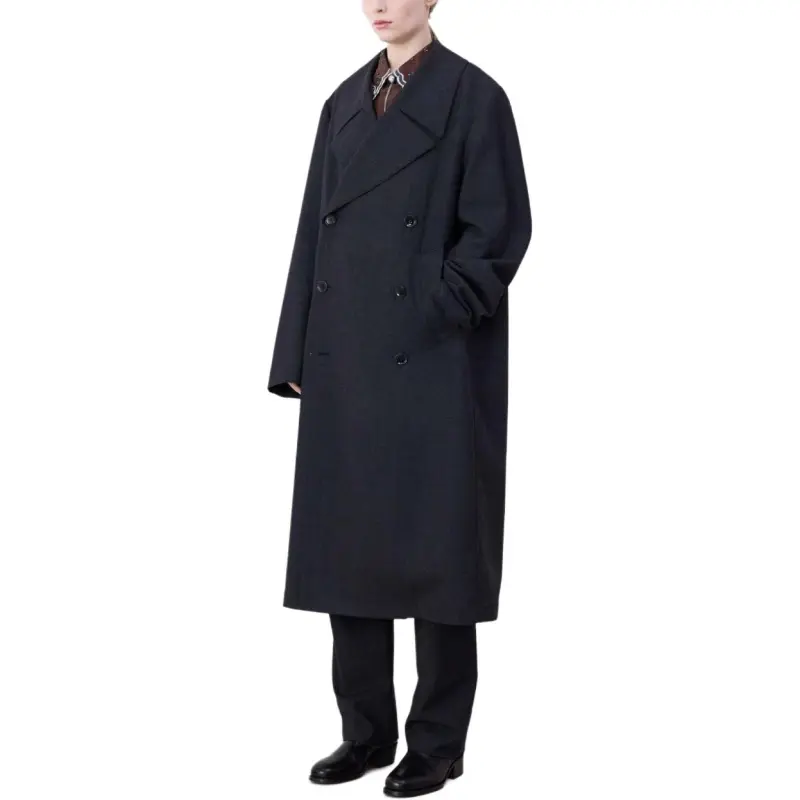 Lemaire Double Breasted Tailored Coat-3