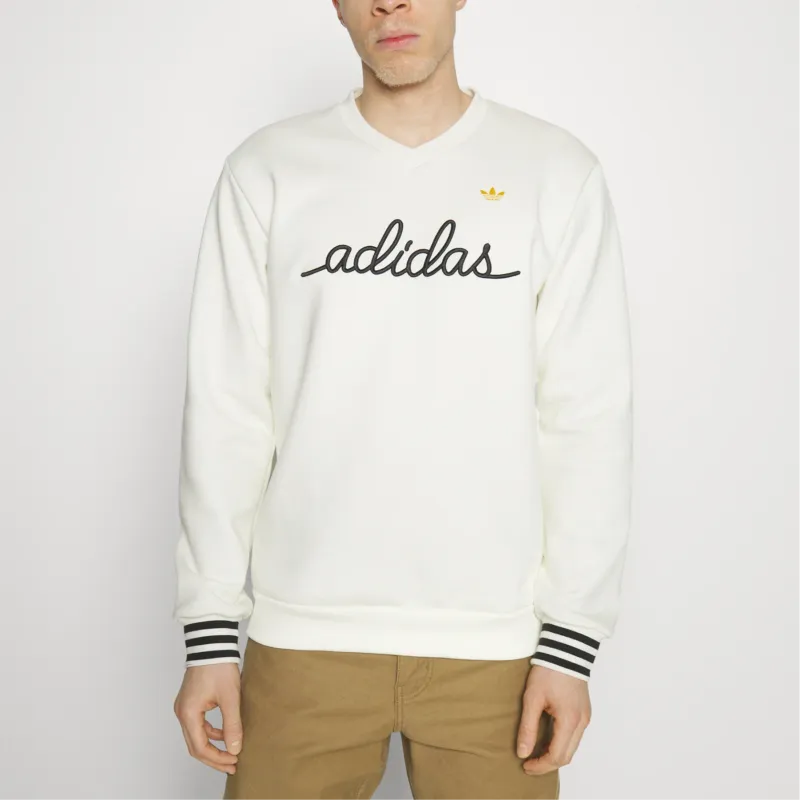 Adidas Originals Sweatshirt Men's Gray White-2