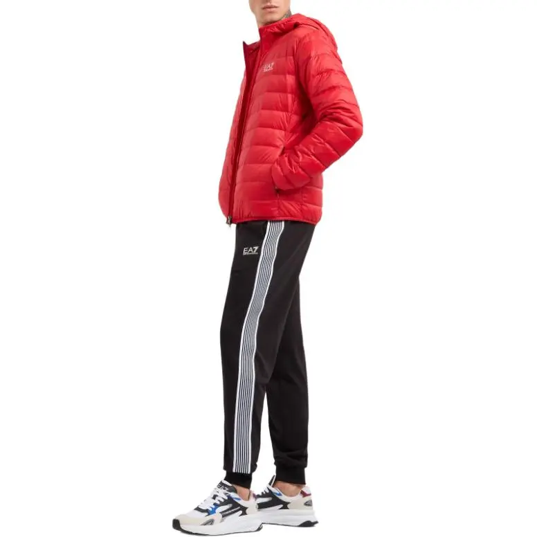 EMPORIO ARMANI EA7 Down Jacket Men's Red-2