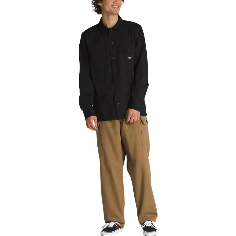 Vans Sparwood Shirts Men Black-4