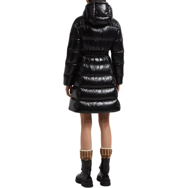 Moncler Bellevue Hooded Long Padded Coat-3