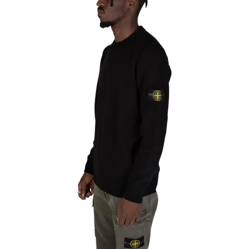 STONE ISLAND Compass badge Mélange Jumper-3