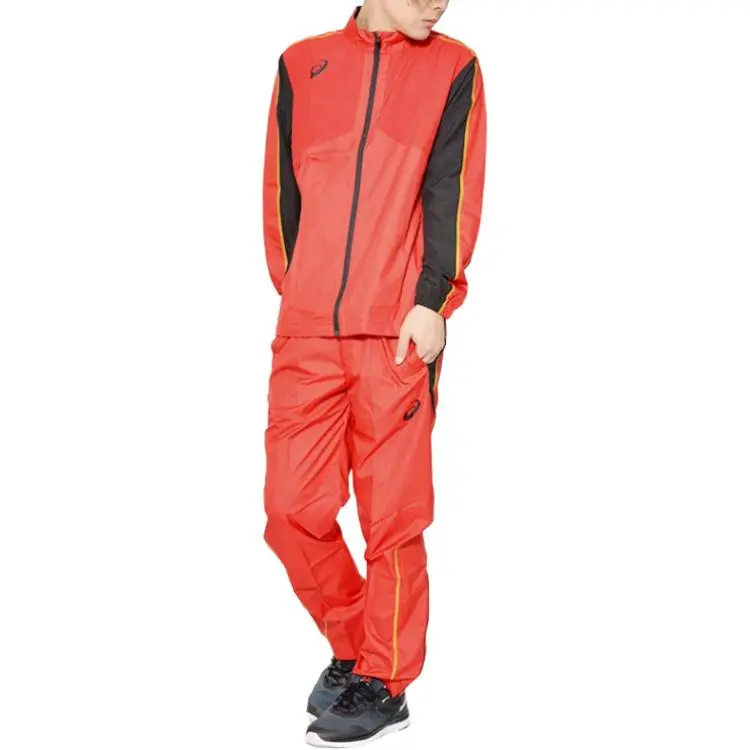 Asics Windbreaker Jacket Men's Red-2