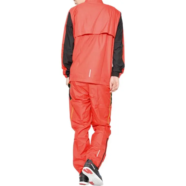 Asics Windbreaker Jacket Men's Red-3