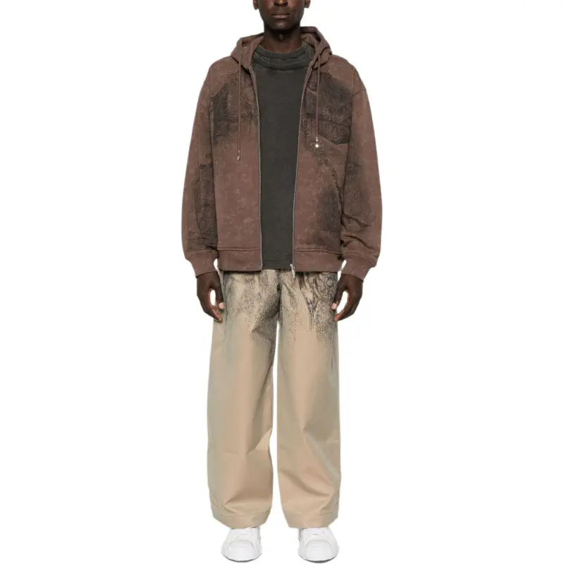 Feng Chen Wang Deconstruction Printed Hoodie-2