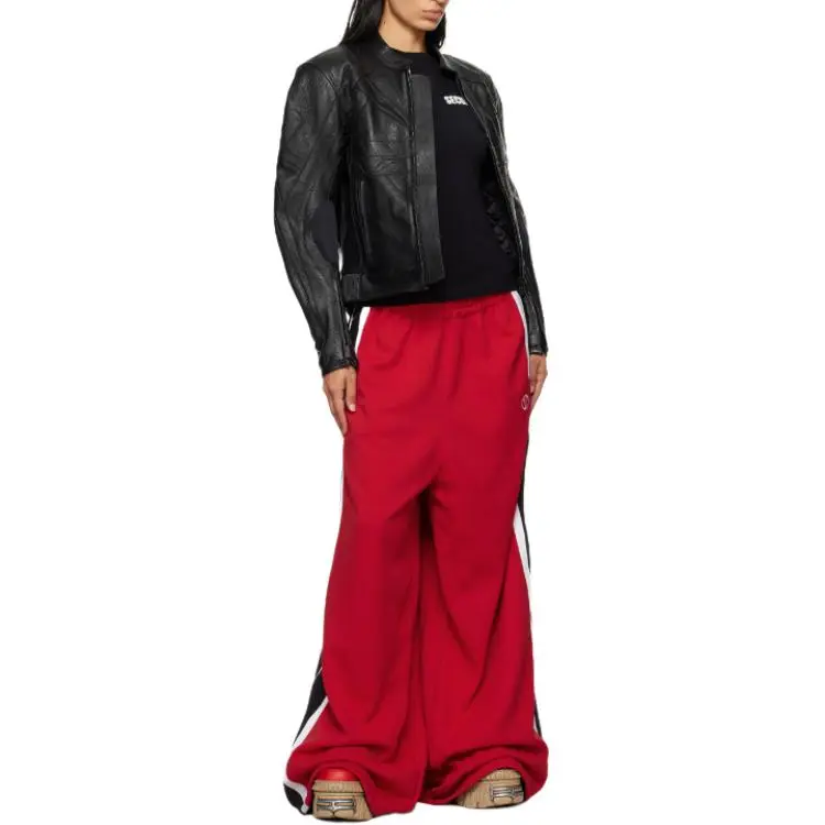 Vetements Leather Jacket Women's Black-1
