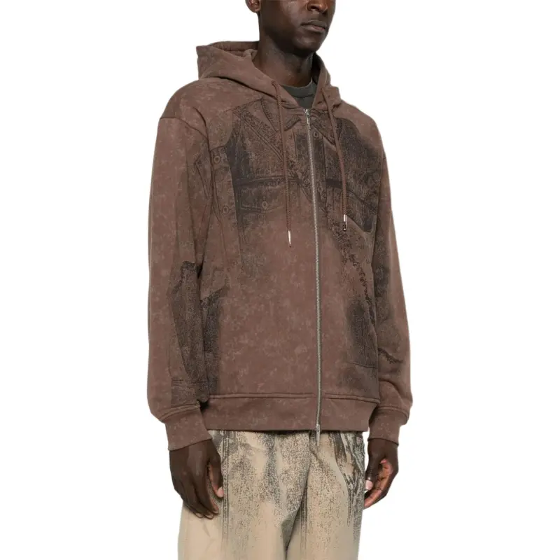 Feng Chen Wang Deconstruction Printed Hoodie-3