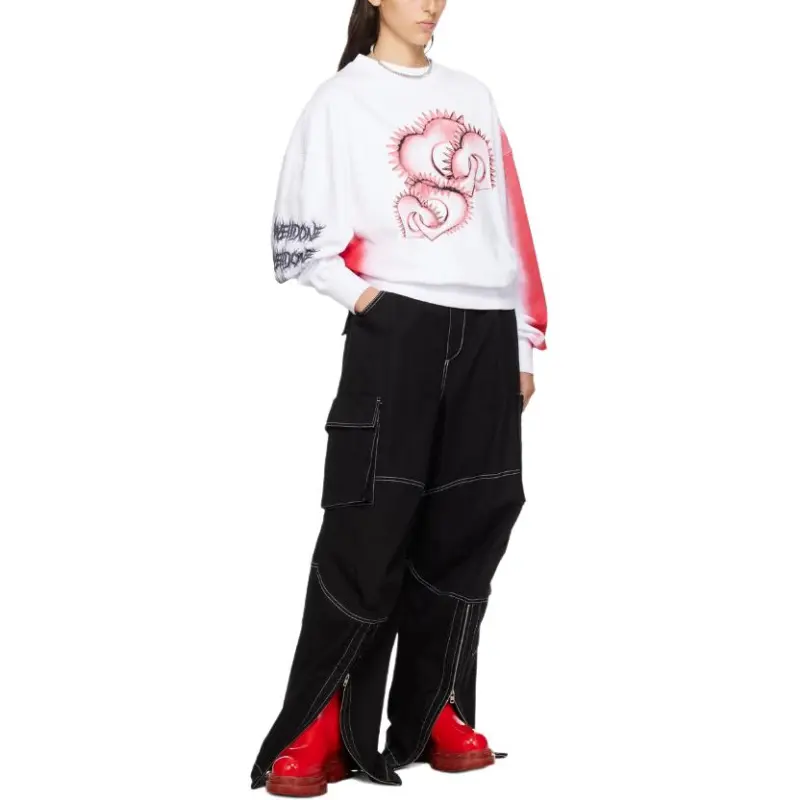 WE11DONE Cargo Pants Women's Black-4