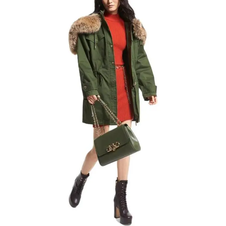 MICHAEL KORS Jackets Women's Army Green-1