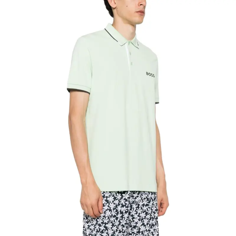 HUGO BOSS Logo embroidered Polo Shirt-3