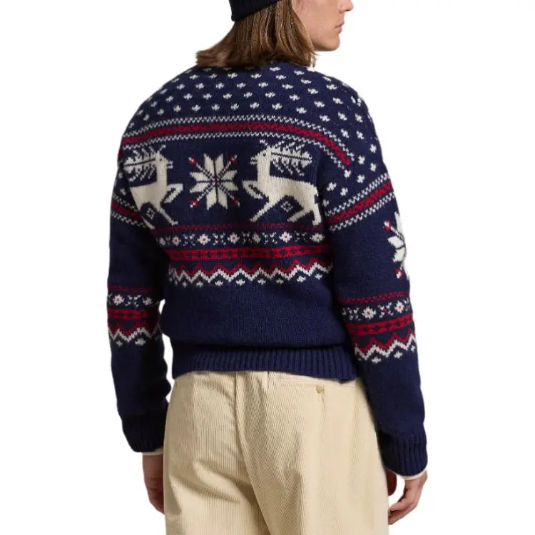 Polo Ralph Lauren Reindeer patterned Wool Sweater-4
