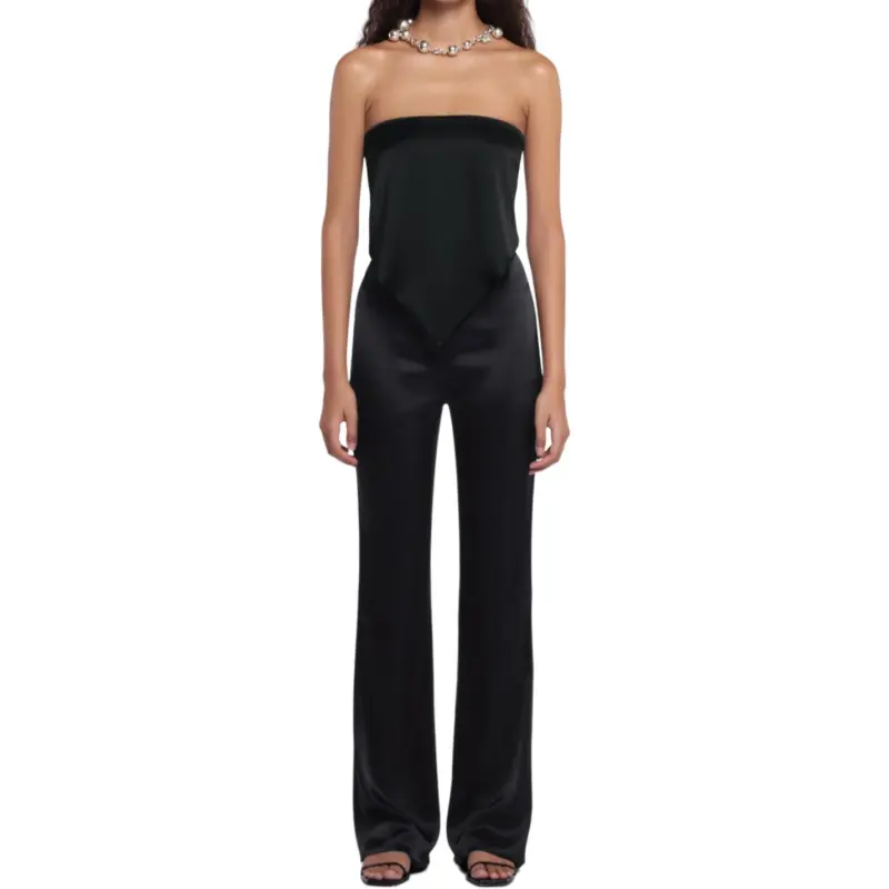 NANUSHKA Strapless Top Women's Black-1