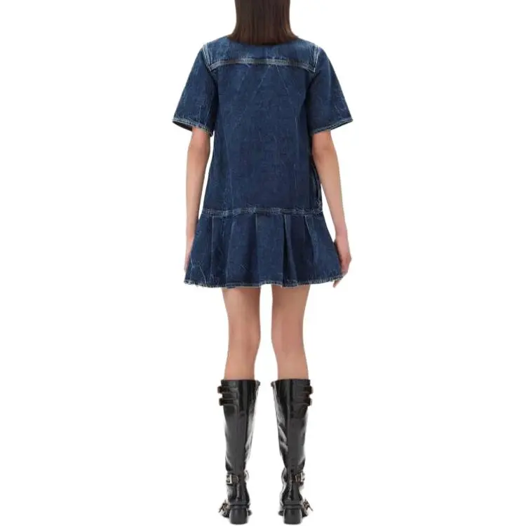 GANNI Denim Mini Dress-4