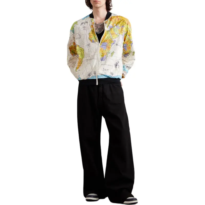 SAINT Mxxxxxx World Map Bomber Jacket-2