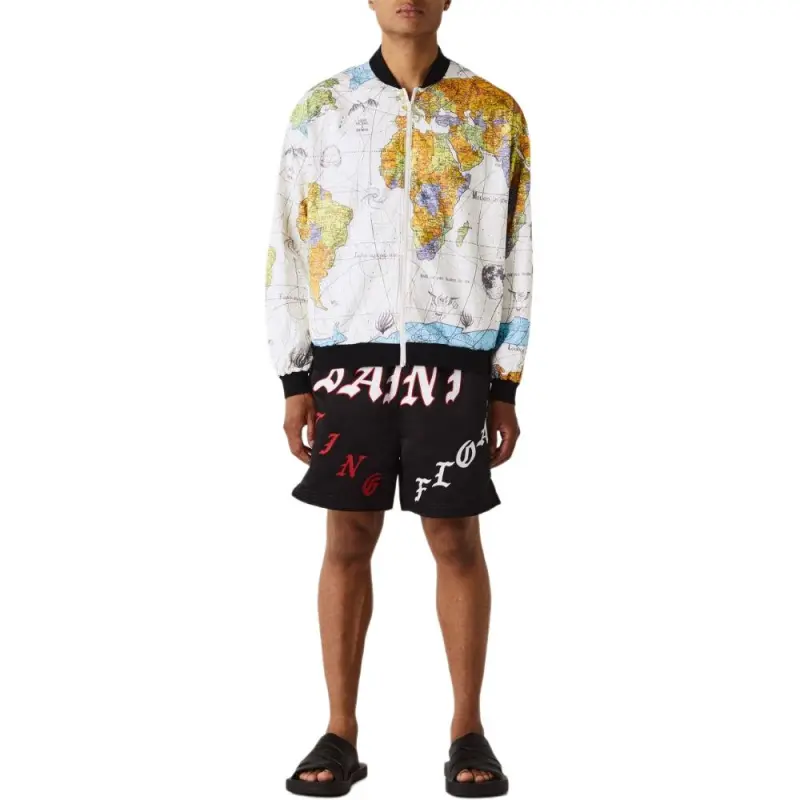 SAINT Mxxxxxx World Map Bomber Jacket-3