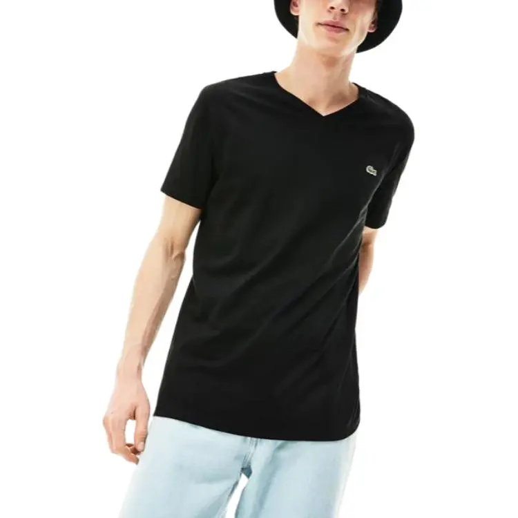 LACOSTE T Shirts Men Black-2