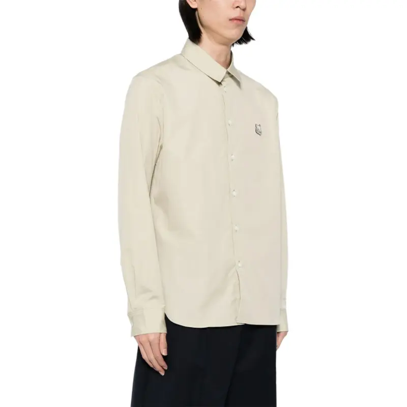 Maison Kitsune Bold Fox Head Relaxed Shirt-3