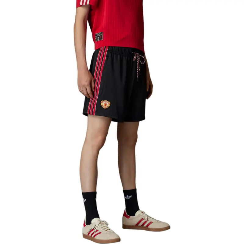 Adidas Originals Free Shipping With AdiClub Manchester United Terrace Icons Shorts-3