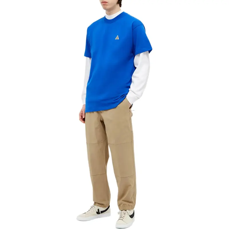 Nike T Shirts Men Blue-1