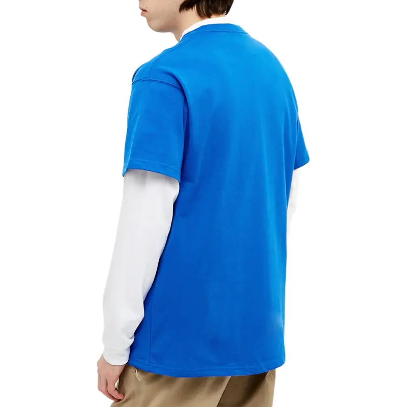 Nike T Shirts Men Blue-4