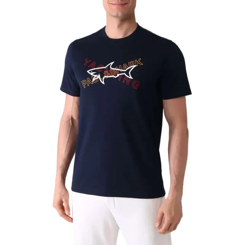 Paul & Shark Yachting T Shirt Men's Marine Blue-3
