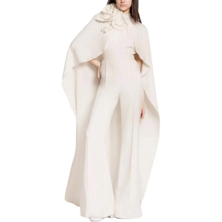 ELIE SAAB Cape-design Jumpsuit-2