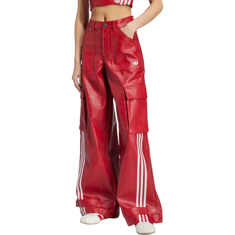 Adidas Originals Adilenium Season 3 Vintage Faux Leather Pants-3