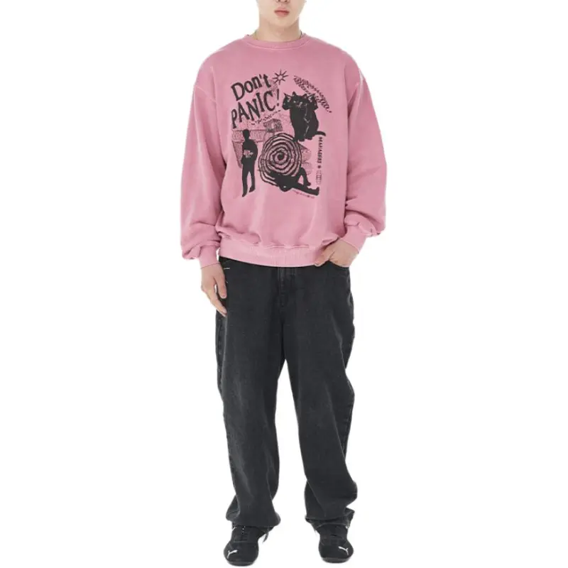 MAHAGRID Sweatshirt Unisex Pink-2
