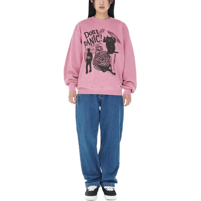 MAHAGRID Sweatshirt Unisex Pink-3